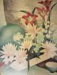 2 Antique Vtg.  1940s,  Airbrush Prints,  Bernard,  Art Deco Mid Century,  Celadon Vases Art Deco photo 3