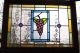 Stained Glass Window Panel Victorian Leaded - Grapevine 1940-Now photo 1