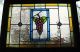 Stained Glass Window Panel Victorian Leaded - Grapevine 1940-Now photo 3