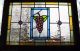 Stained Glass Window Panel Victorian Leaded - Grapevine 1940-Now photo 6