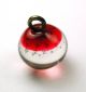 Antique Paperweight Glass Button Bubbles Suspended In Red Setup Buttons photo 2