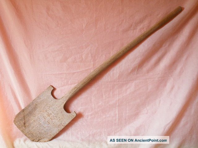 Primitive Wood,  Handmade,  Wooden Shovel,  Bread Oven,  Ethnography,  Bulgaria Primitives photo