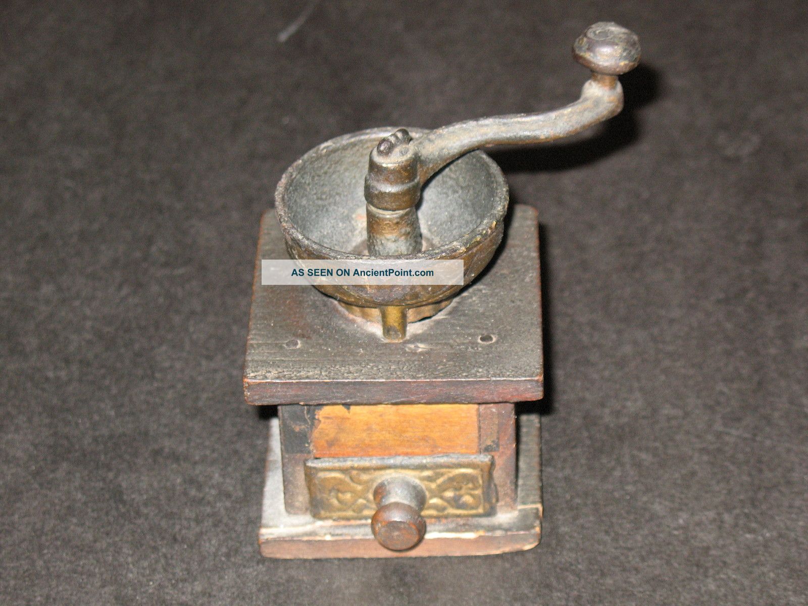 1900s Mini Coffee / Nut Grinder - Mill,  Look Primitives photo