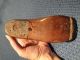 Antique Wood Shoe Last Child Size 7 Metal Heal Shoemaker Tack/nail Marks Industrial Molds photo 1