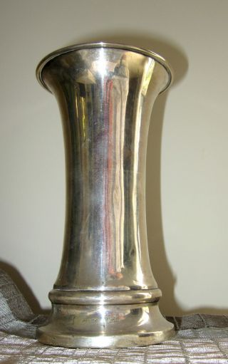 Quality Sterling Silver Vase - 314 Grams– Harman Bros Birmingham photo