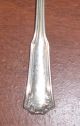 Antique R Wallace Sectional Silverplate Tea Spoon Flared Handle Wreath 100 Yrs Wallace photo 1