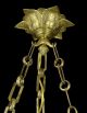 Figural Bronze Chandelier Ornate French Gold Gilded Empire Dore Antique Light Chandeliers, Fixtures, Sconces photo 5