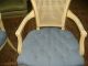 Cane Back Dining Arm Chair Vintage Country French Provincial Modern 2 Available Post-1950 photo 2