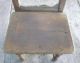 Late 1700 ' S Hand Carved Child ' S School Chair 1800-1899 photo 2