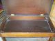 Vintage Ol ' E Sewing Brown Faux Leather Seatee Bench Lid Opens/closes Post-1950 photo 3