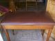 Vintage Ol ' E Sewing Brown Faux Leather Seatee Bench Lid Opens/closes Post-1950 photo 7