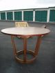 Vintage 1960 ' S Fine Wood Dining Table,  With Protector + Leaf Post-1950 photo 2