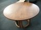 Vintage 1960 ' S Fine Wood Dining Table,  With Protector + Leaf Post-1950 photo 4