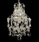 Antique Crystal Chandelier Vintage Glass Light Pendant French Italian Restored Chandeliers, Fixtures, Sconces photo 6