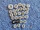 Vintage Porcelain Sewing Buttons Of 28 Crafts Clothes Buttons photo 1