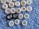 Vintage Porcelain Sewing Buttons Of 28 Crafts Clothes Buttons photo 2