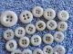 Vintage Porcelain Sewing Buttons Of 28 Crafts Clothes Buttons photo 3
