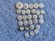 Vintage Porcelain Sewing Buttons Of 28 Crafts Clothes Buttons photo 4