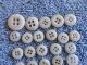 Vintage Porcelain Sewing Buttons Of 28 Crafts Clothes Buttons photo 6