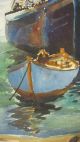 Orig Ellen H Davidson Rockport Ma/delaware Watercolor Painting Fishing Boats Yqz Other photo 5