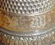 2 Sterling Silver,  Pre 1900 Thimbles Dated W/ Engraving On The Inside & England Thimbles photo 5