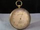 J Hicks Of London Large Brass Victorian Barometer Compensated Other photo 1