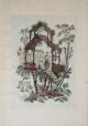Etching 18th C Jean - Baptiste Pillement Chinoiserie Vignette China Japan Other photo 3
