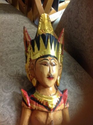 Wood Statue From India photo