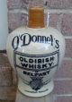 Rare O ' Donnel ' S Old Irish Whisky Belfast Ireland Whiskey Stoneware Flagon Jug Jugs photo 1
