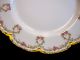 Antique Victorian Haviland Limoges Charger Roses Gold Gild Scalloped 1876 - 1906 Plates & Chargers photo 1
