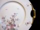 Antique Victorian Delinieres & Cie D & Co.  Limoges Charger Floral Gold 1881 - 1900 Plates & Chargers photo 3