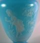 Wonderful Antique Mary Gregory Hand Painted Pale Blue Glass Vase C 1890 ' S Vases photo 2