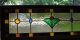 Stained Glass Window Transom - Green Tulip Panel 1940-Now photo 1