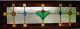 Stained Glass Window Transom - Green Tulip Panel 1940-Now photo 4