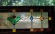 Stained Glass Window Transom - Green Tulip Panel 1940-Now photo 6