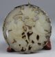 Ancient Chinese White Jade Silver Plated Hand - Carved,  Jade Pendant Necklaces & Pendants photo 3
