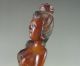 Fine Chiense Old Ox Horn Carved Lady Carving Other photo 5