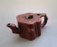 Hand - Carved Old Chinese Yixing Violet Arenaceous Quincuncial Piles Teapot Teapots photo 2