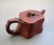 Hand - Carved Old Chinese Yixing Violet Arenaceous Quincuncial Piles Teapot Teapots photo 4
