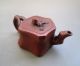 Hand - Carved Old Chinese Yixing Violet Arenaceous Quincuncial Piles Teapot Teapots photo 5