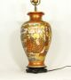 Antique Japanese Hand Painted Satsuma Ceramic Vase Mounted As Lamp C.  1890 Old Vases photo 1