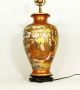 Antique Japanese Hand Painted Satsuma Ceramic Vase Mounted As Lamp C.  1890 Old Vases photo 2
