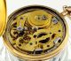 Terond Alliez & Bachelard Mint 18kt Gold Pocket Watch Repeater Enamelled Dail Victorian photo 9