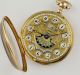 Terond Alliez & Bachelard Mint 18kt Gold Pocket Watch Repeater Enamelled Dail Victorian photo 7