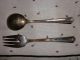 Oneida Silverplate 1949 Community Par Plate Linda Serving Fork And Spoon Pieces Oneida/Wm. A. Rogers photo 1