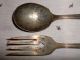 Oneida Silverplate 1949 Community Par Plate Linda Serving Fork And Spoon Pieces Oneida/Wm. A. Rogers photo 4