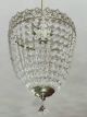 Vintage Retro Style Chandelier Light Glass Drops Baguette Bag Antique Chrome Bn Chandeliers, Fixtures, Sconces photo 2