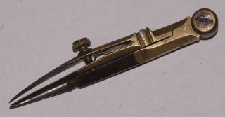 19th Century English Small Compass - Drawing Drafting Instrument Tool Dividers photo