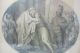 Antique F.  Bartolozzi Greek God Oceanus/ Daughter Chryseis Embrace Engraving Yqz Greek photo 2