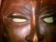 Rare Vtg Antique Congo/kongo African Hand - Carved And Worn Wooden Ceremonial Mask Other photo 3